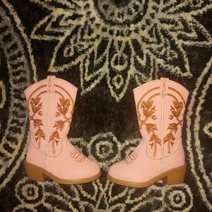 Toddler cowboy boots worn once
